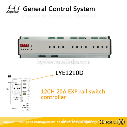 2017 hot sale 20A EXP Rail led Switch Controller DMX 512 Control System